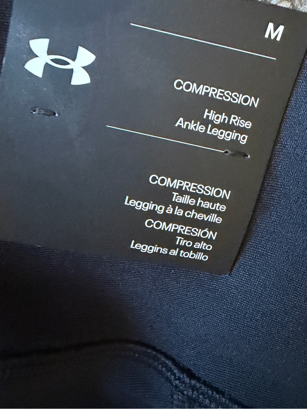 Under Armour Black Compression Ankle Leggings - Picture 4 of 9